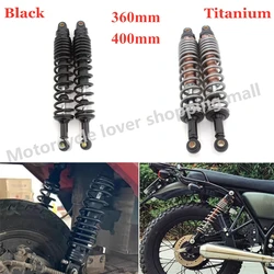 360mm 400mm Motorcycle Shock Absorber Suspension Protection Rear Shocker Absorbers For Honda Yamaha Kawasaki Suzuki ATV