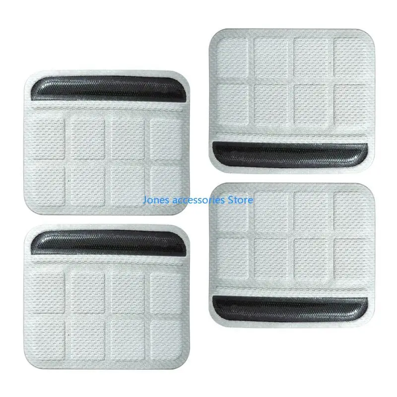 

W8KD Ventilated Helmets Sponge Inserts Foam Cushion with Secure Chin Support for Long Distance Bikers Summer Riding, 4 Pack