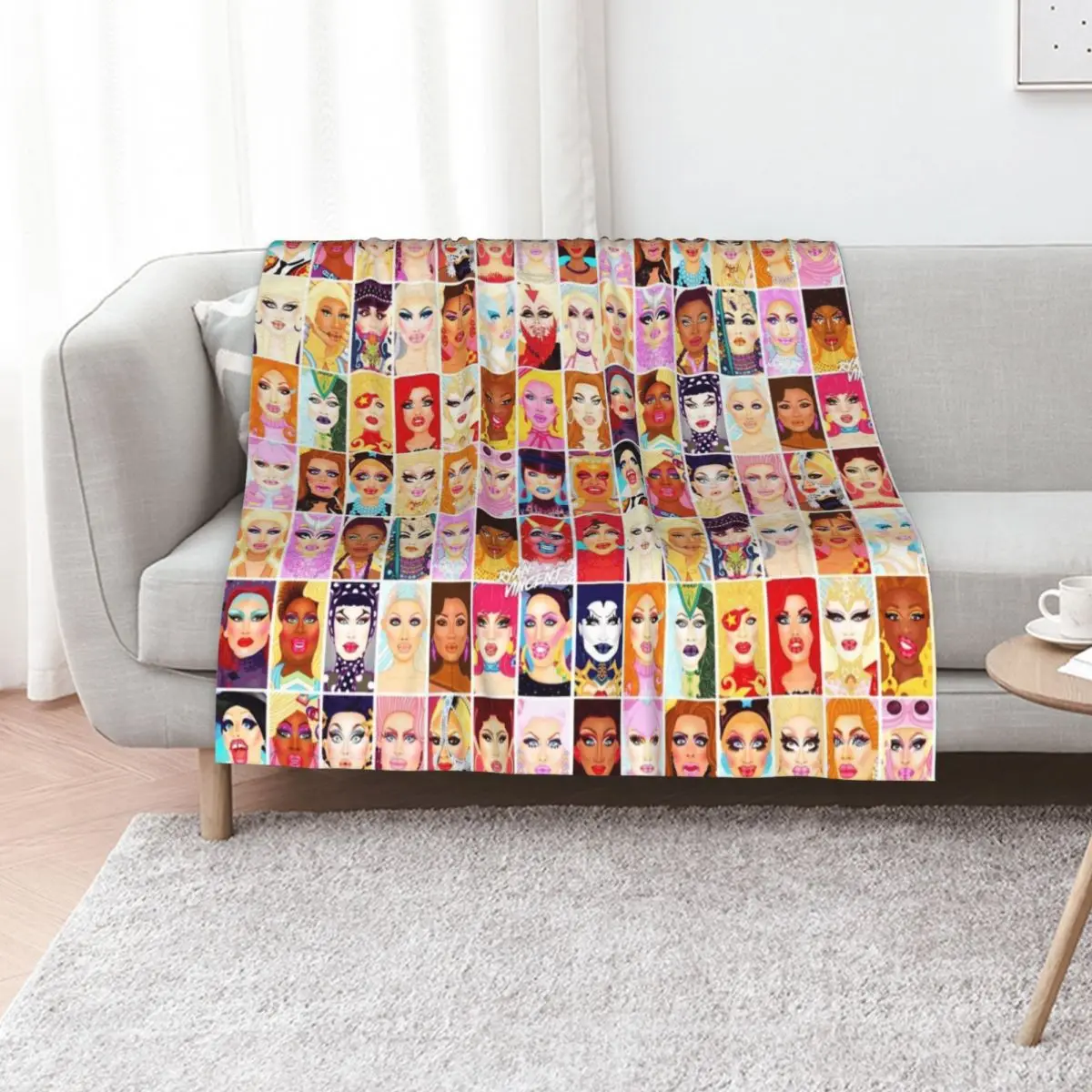 DRAG QUEEN ROYALTY Throw Blanket Picnic Blankets Sofas Of Decoration Soft Hairys Bed Plaid Blankets