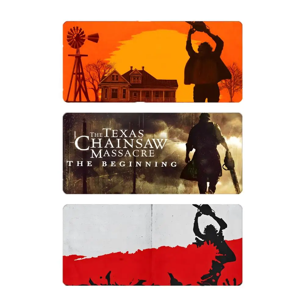Film Horror The Texas Chain Saw Massacre Mouse Pad Large Gaming Mousepad with Stitched Edges Thickened Desk Mat PC