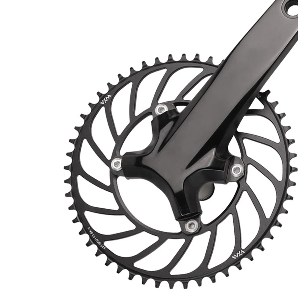 

4 Bolts Chainring Single Chainwheel Competitive Cycling Suitable For 9, 10, 11 Speeds CNC Aluminum Alloy Lightweight Material