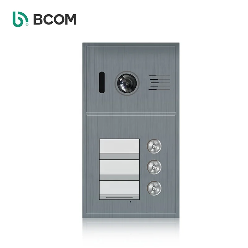 Apartment multi-apartment 2-way stereo doorbell wired stereo door telephone testiros intercom system