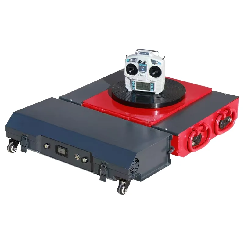 Remote Control Transport Dolly Electric Heavy Load Moving Skate for Factory Equipment Handling Tank Transporter Factory Price