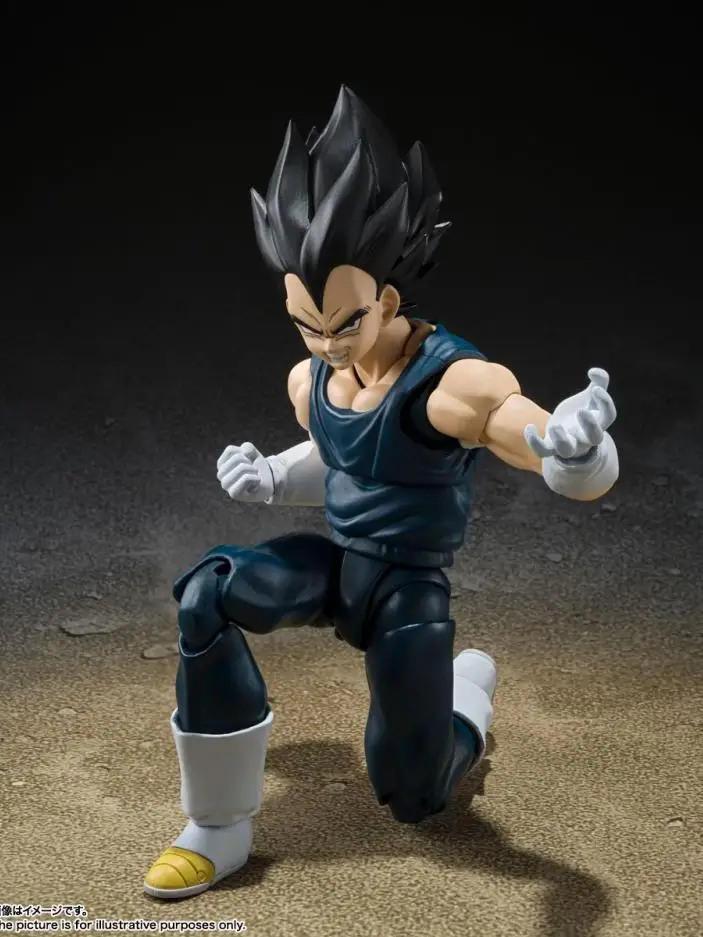 Original Bandai Vegeta Super Hero Action Figure Dragon Ball S.H.Figuarts Saiyan Vegeta Anime Figure Model Doll Toy Birthday Gift