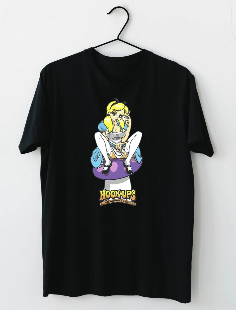 Hookups Skateboard Alison's Wonderland Mushroom T-Shirt S-2XL