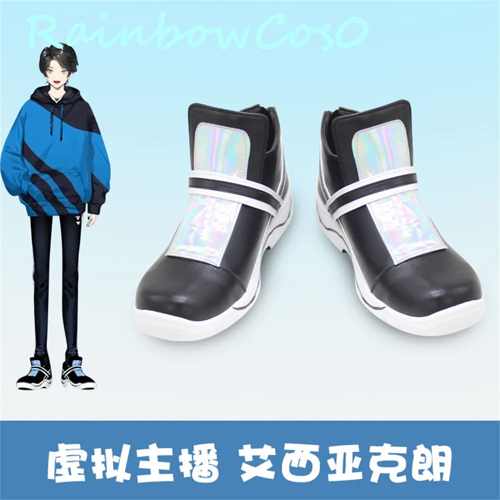 

Виртуальный YouTuber vtuber Axia Krone Обувь для косплея Сапоги Хэллоуин Рождество RainbowCos0 W2542