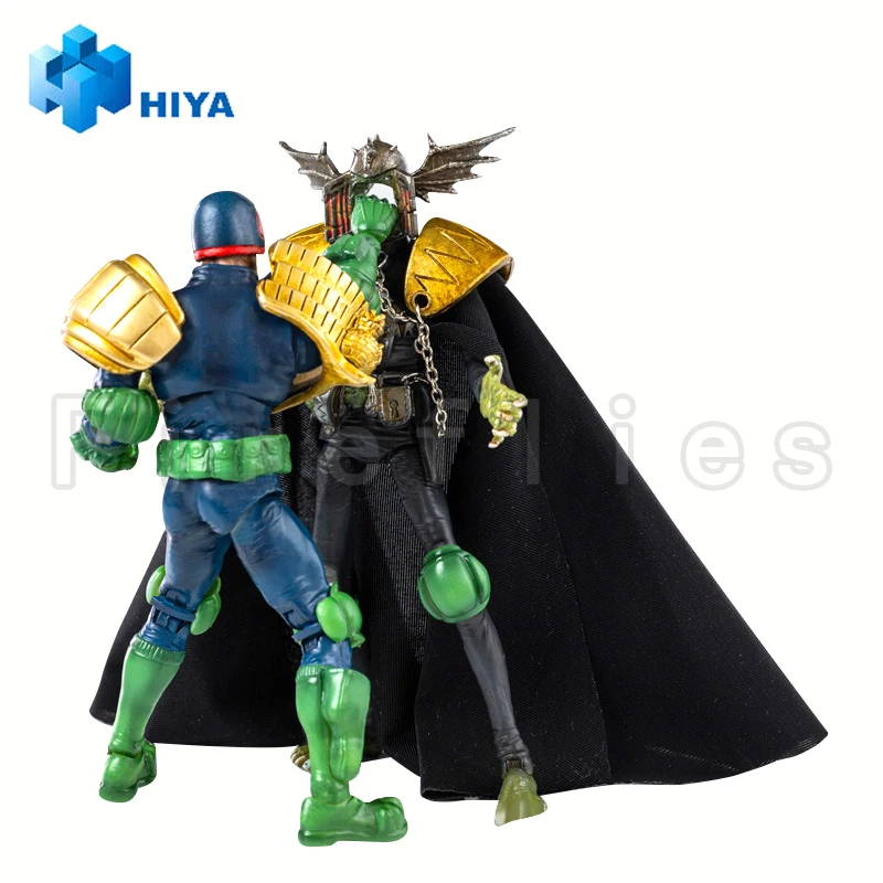 [Pre-Order]1/18 HIYA 4Inch Action Figure Exquisite Mini Series Judge Dredd Gaze Into The Fist of Dredd Anime Toy Free Shipping