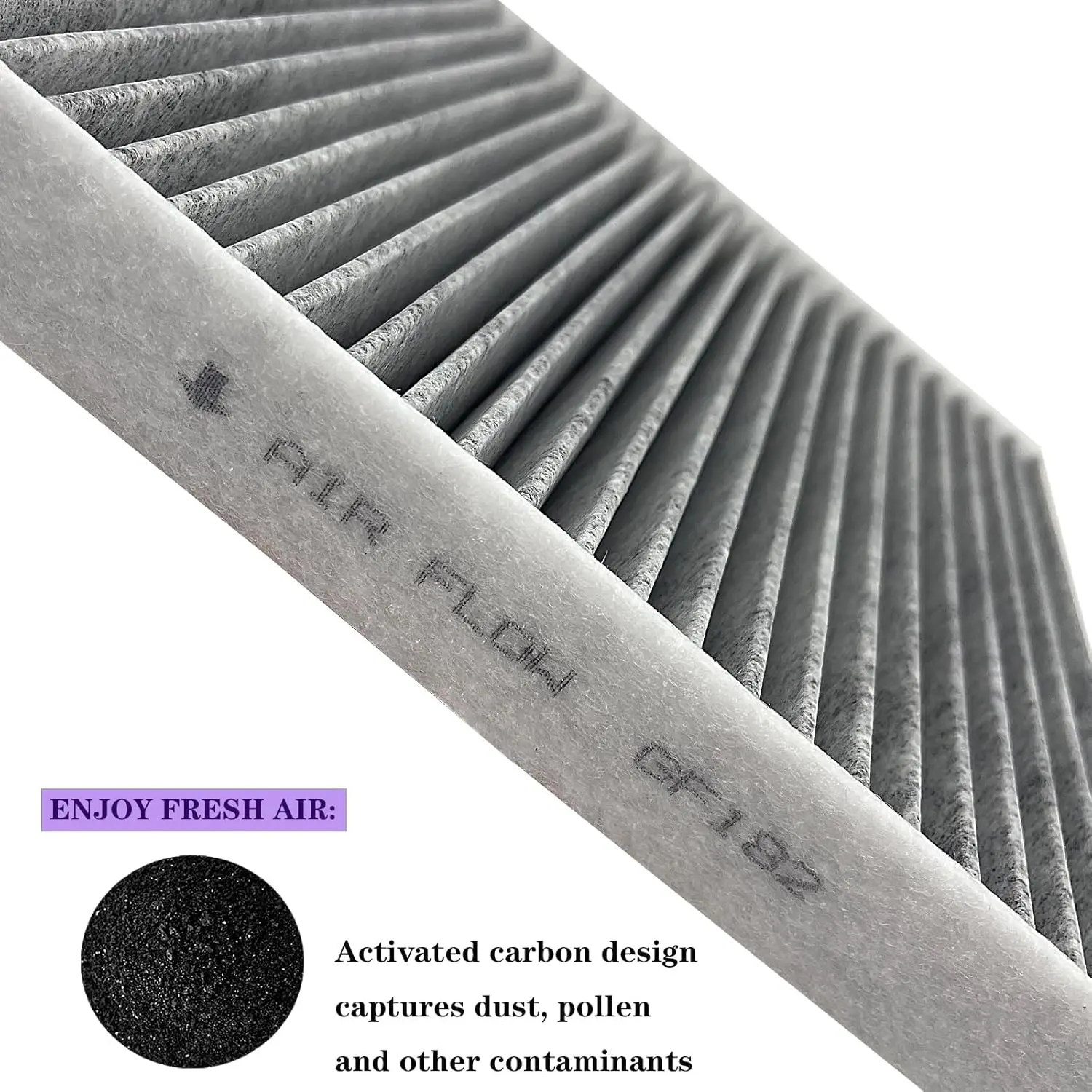 Filtro aria abitacolo GF182 per Civic,HR-V 2016-2024, Clarity 2017-2021, CR-V 2017-2024, CR-Z 2011-2016, adatto ai 2009-2020, Odyssey 2018-