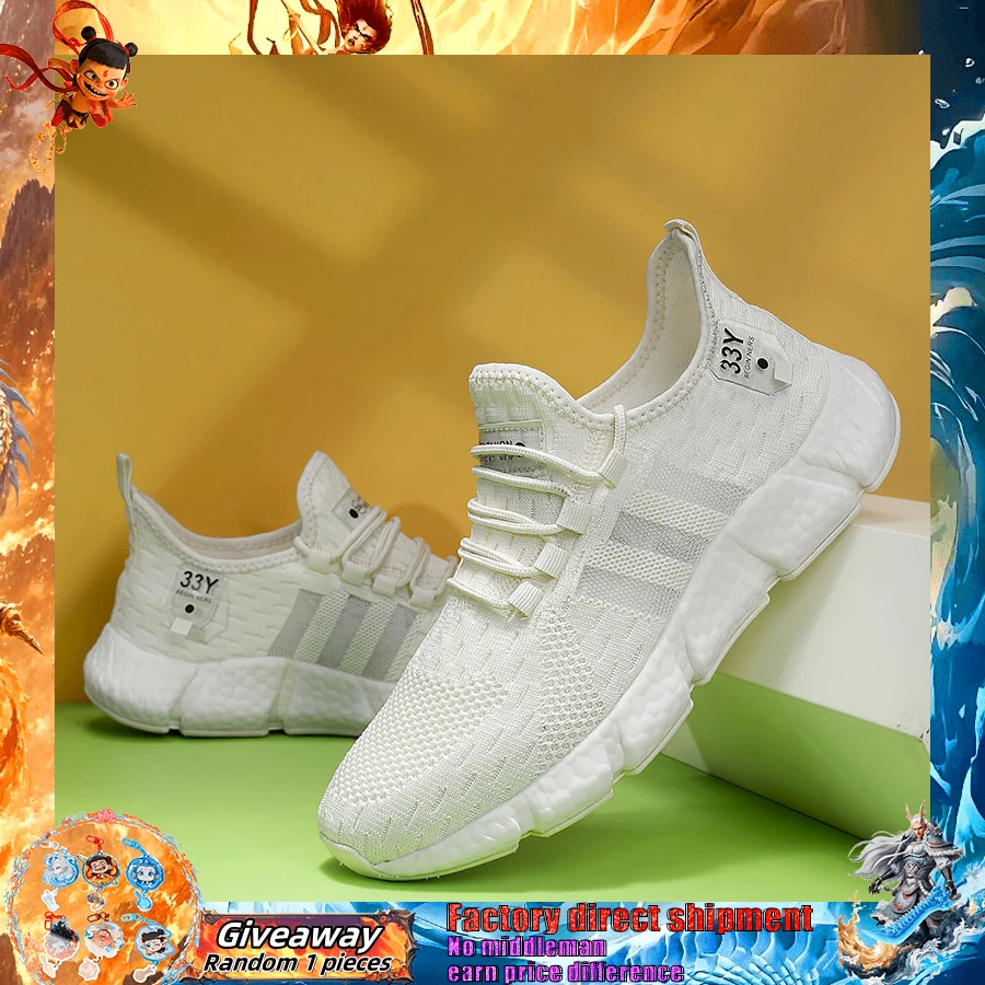

Unisex Ultrathin Breathable Running Shoes Popcorn sole Light Soft Men Sneakers Cozy Mesh Fashion Women Outdoor Flat bottom Shoes