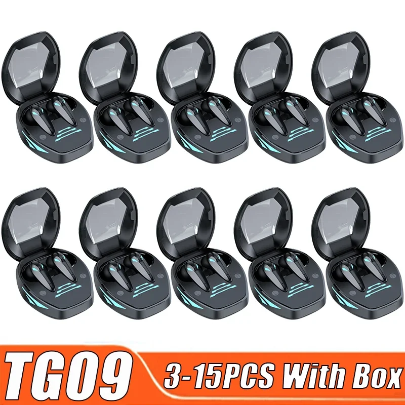 TG09 Bluetooth Earphones Wireless Headset Gaming Earbuds Smart Headphones Wholesale Mini Sport TWS Bluetooth Watch Phone PK N35