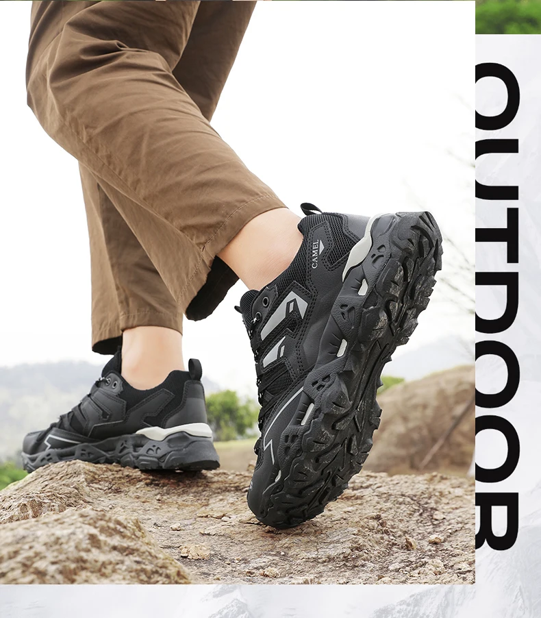 Herren Damen Wanderschuhe Outdoor-Sneaker Jogging Atmungsaktive Rutschfeste Sportschuhe Camping Training Trekking Klettern Trail-Schuhe – Detail 9