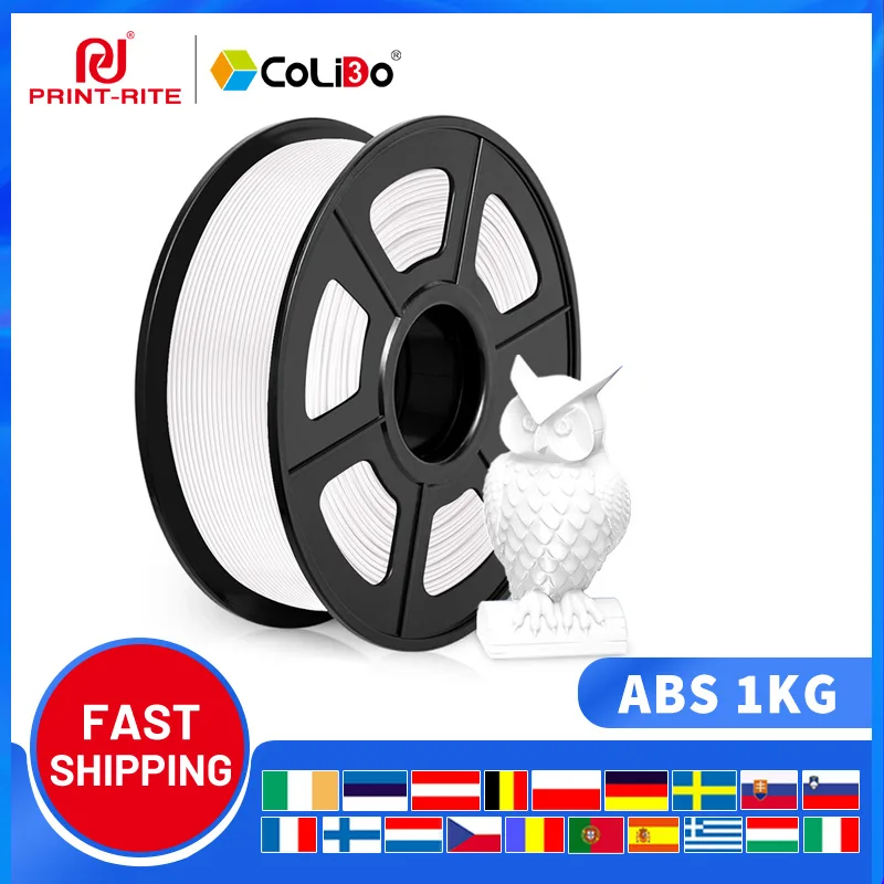 

CoLiDo ABS 3D Printer Filament 1KG 1.75mm ABS Filament For FDM & 3D Pen ABS Plastic 3D Printing Material