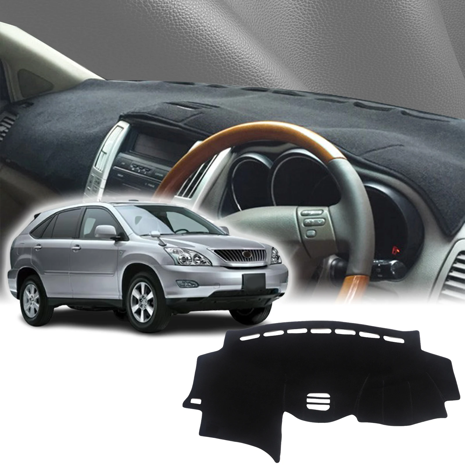 

fit for Toyota Harrier 2004 2005 2006-2013 XU30 Car Accessories Protective Carpet Dashmat Dashboard Cover Pad DashMat Sunshade