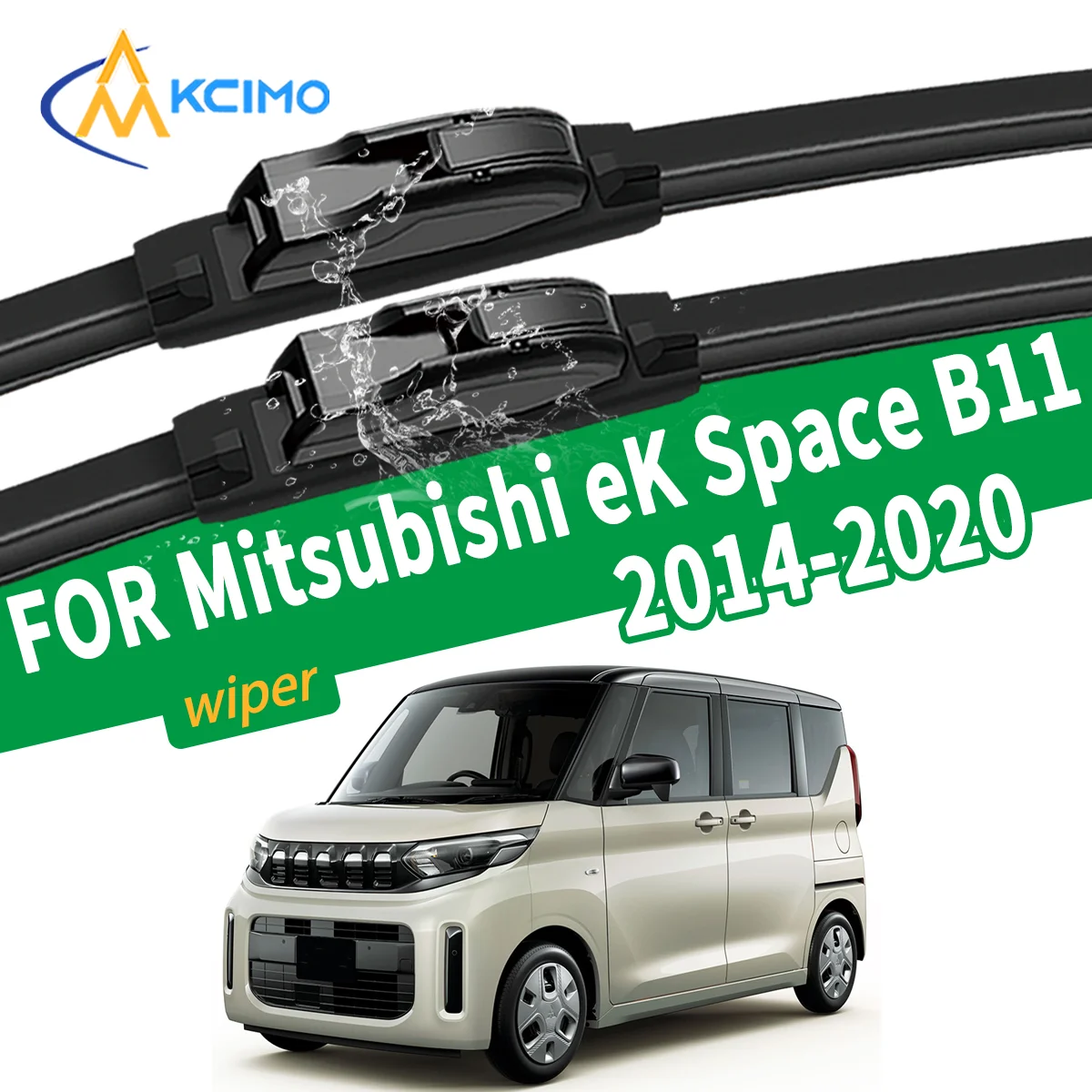 

For Mitsubishi eK Space 2014-2020 Windshield Wiper Blades Silent Automotive Replacement Parts Premium Quality Front Window Wiper