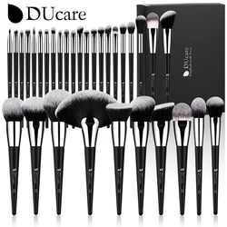 DUcare-Ensemble de pinceaux de maquillage professionnels, kit de maquillage, pinceau fond de teint en cheveux synthétiques, maquillage femme maquillage complet, fard à paupières 10-32 pièces pinceau de maquillages