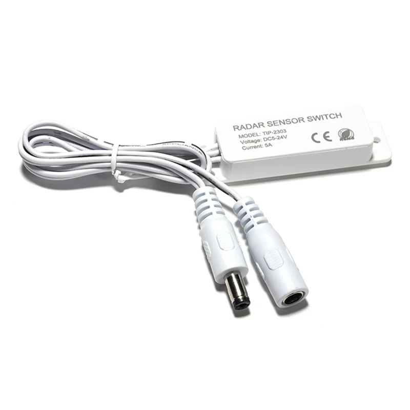 DC 5-24V 5.8G Microwave Radar Sensor Switch Controller Human Body Induction Switch For PWM LED Monochrome Bar Light