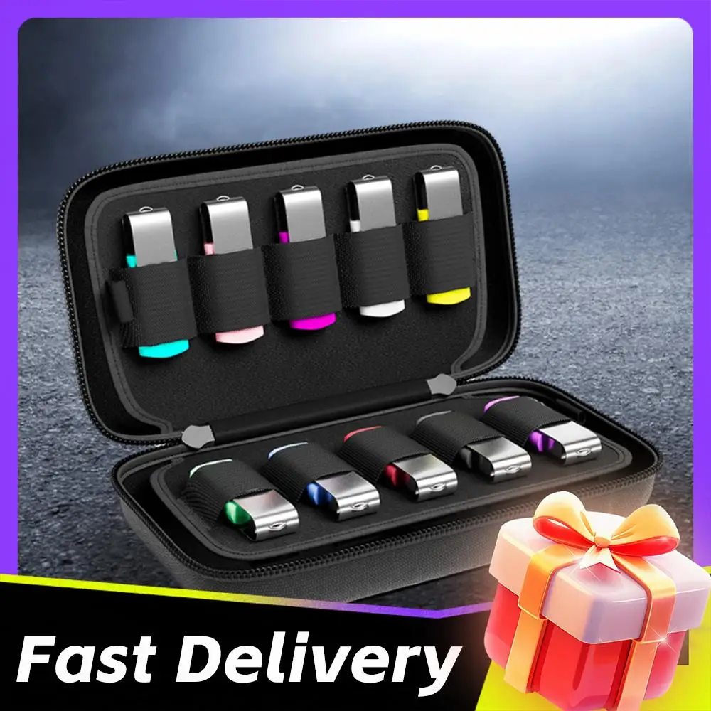 

Thumb Drive Holder Organizer Waterproof Storage Case Holder Storage Box Electronic Accessories Organizer for USB Flash Drive Pen