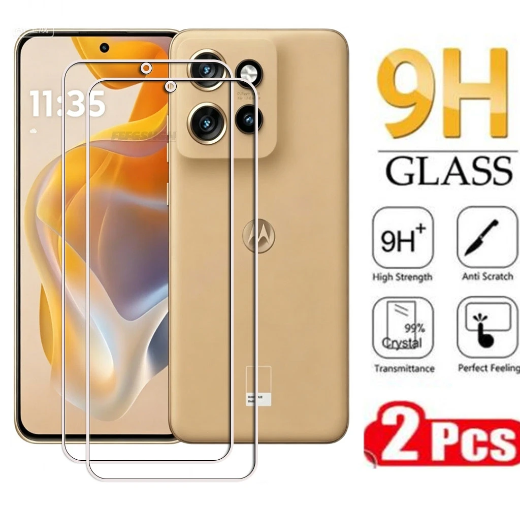 2PCS 9H HD gehärtetes Glas für Motorola Edge 50 Neo Edge50Neo 50Neo 60 60NeoThinkPhone 25 Displayschutzfolie