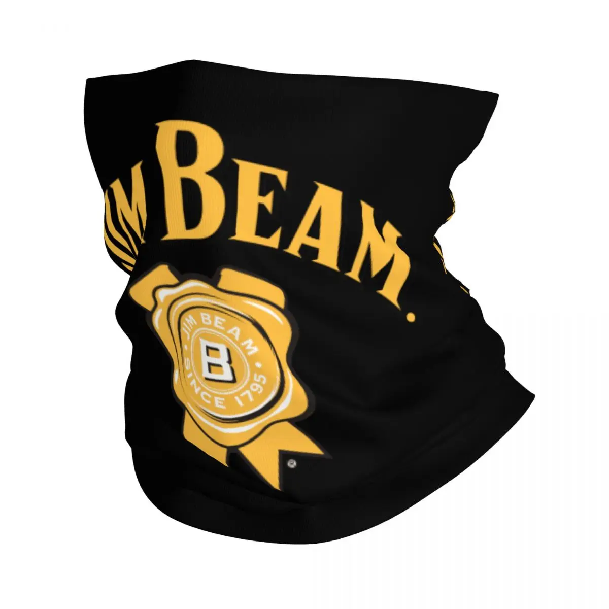 

Jin Beam Bandana Neck Cover Printed Beer Lover Balaclavas Face Mask Scarf Multifunctional Headwear Hiking Unisex All Season