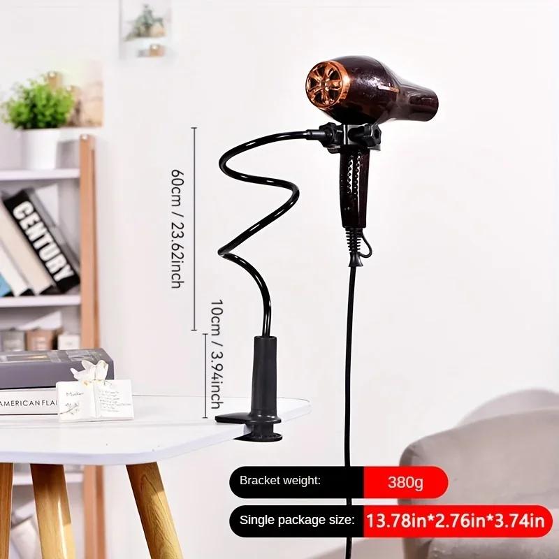 مكتب حامل مجفف شعر ، حامل كسول ، منظم مجفف شعر ، مشبك مكتب دوار s° للحيوانات الأليفة والكلاب والقطط