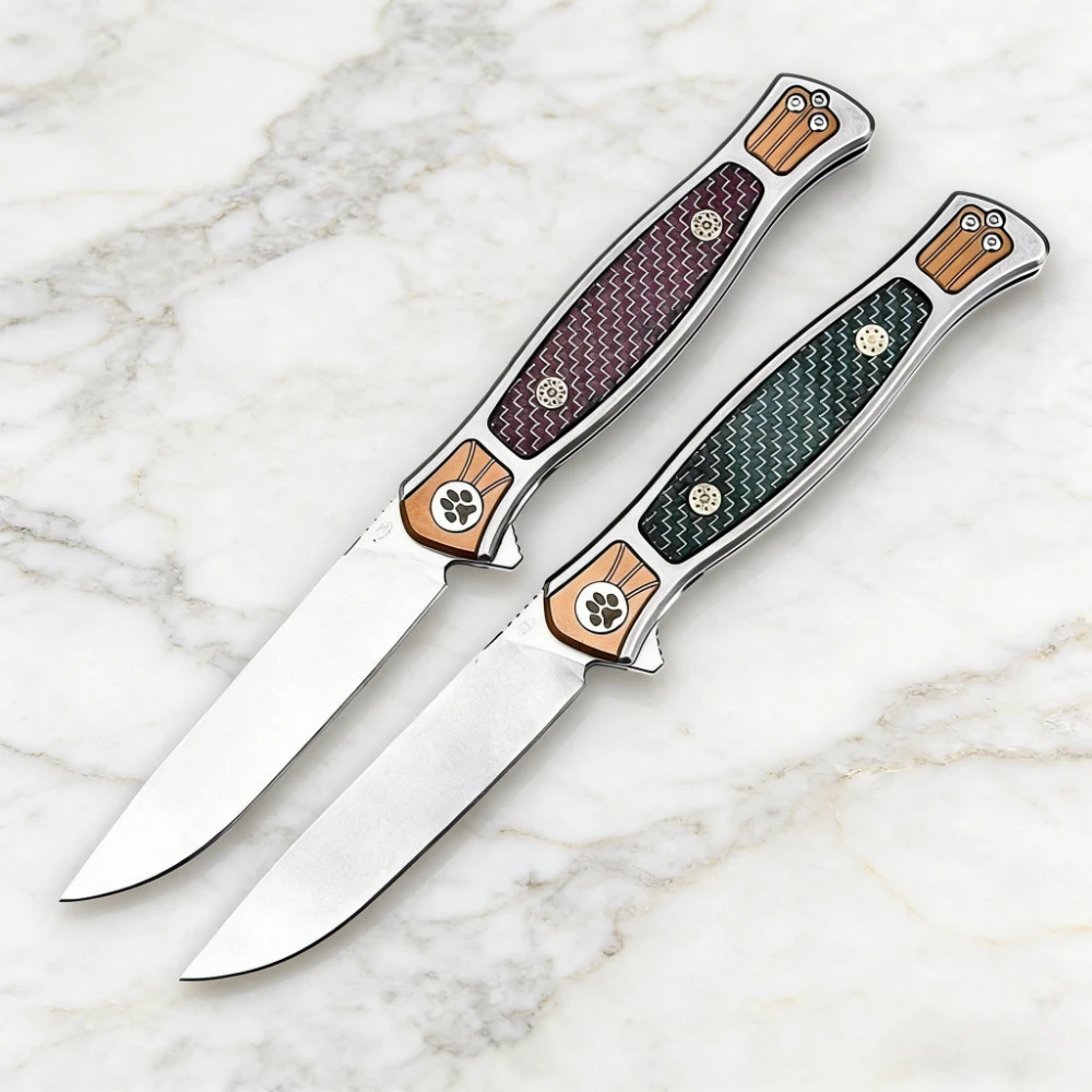 

Нож с фиксированным клинком для активного отдыха, сталь D2 и 420, с рукоятью из карбонового волокна и клипсой для крепления, многофункциональный инструмент для походов, кемпинга и повседневного использования