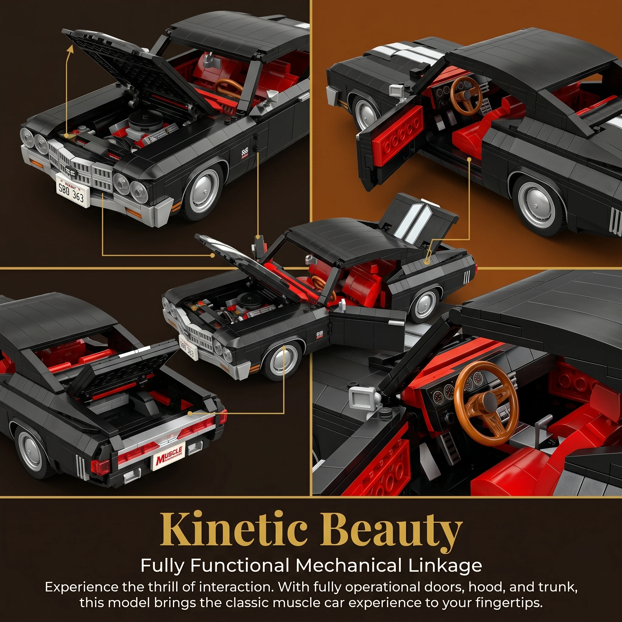 MOC Chevelle SS 454 American M - огляд і ціна Stem Robotics Kit