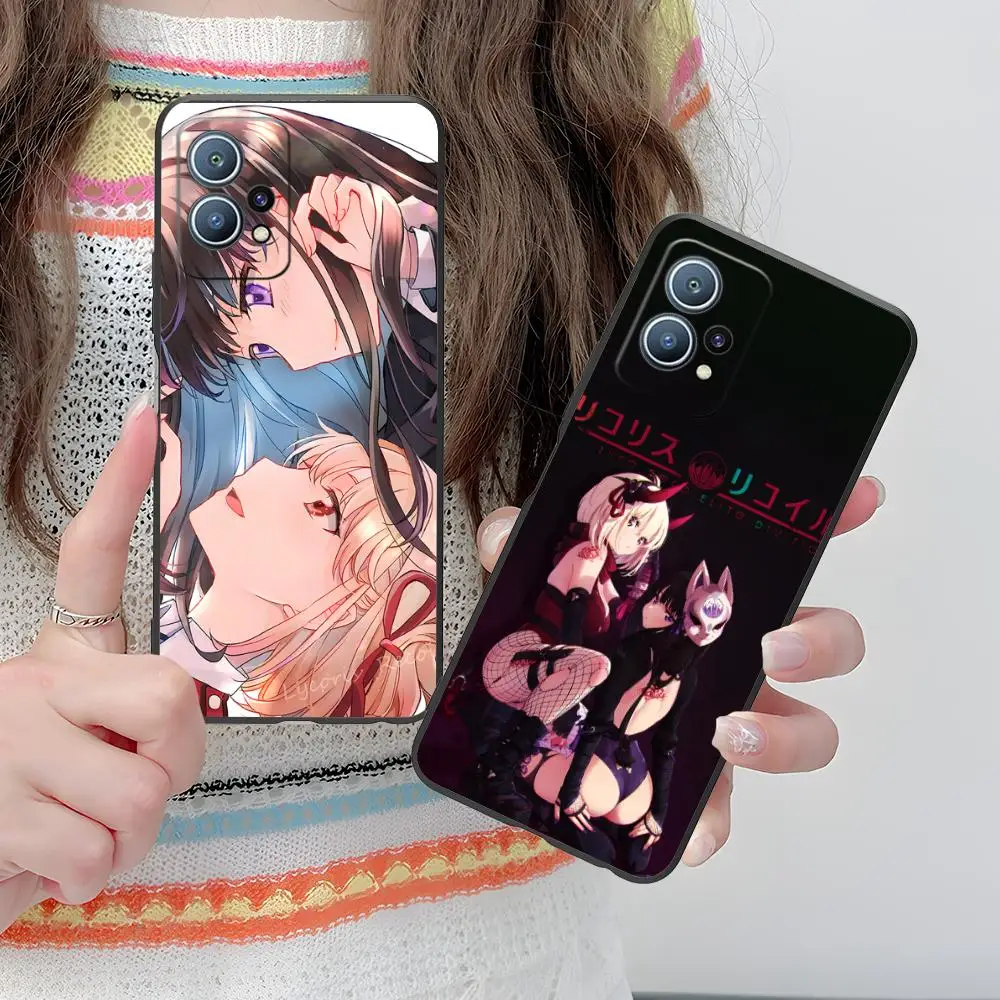 

Чехол для мобильного телефона Lycoris Recoil с аниме для Huawei P60 P50 P40 P30 P20 P10 P9 P8 Pro Lite Plus, защитный роскошный цветной принт