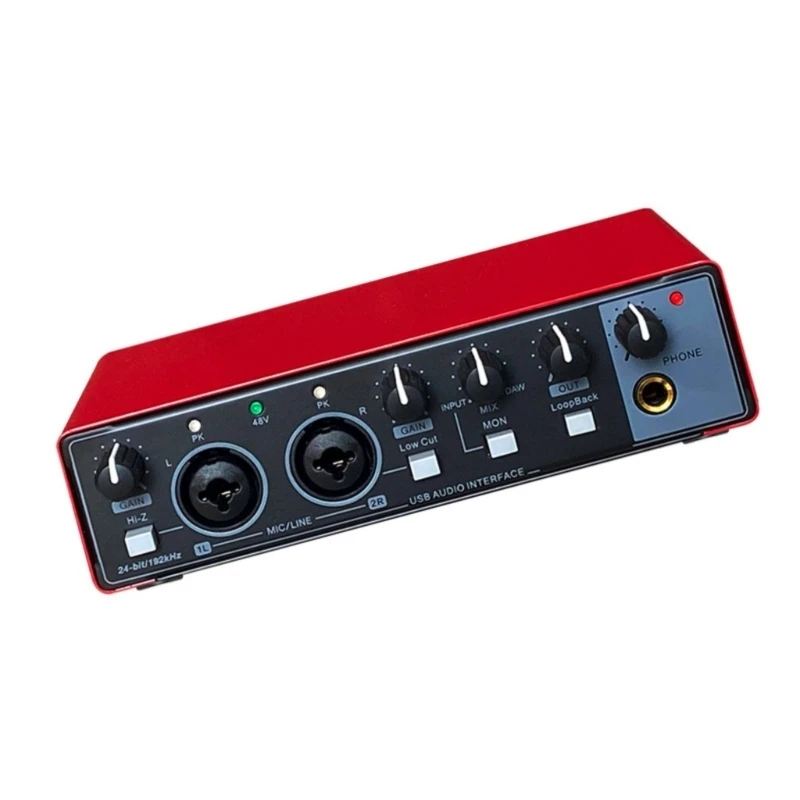 

Professional Professional Sound Card USB Monitoring Electric Guitar Live