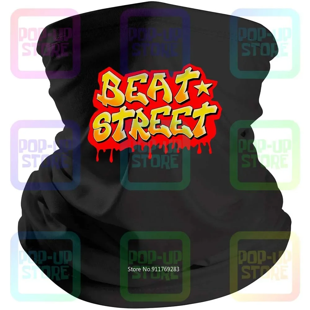 Beat Street Retro Graffiti Breakdance Wild Style Rock Steady Crew Top Black Bandana Balaclava Scarf Neck Gaiter Mouth Cover