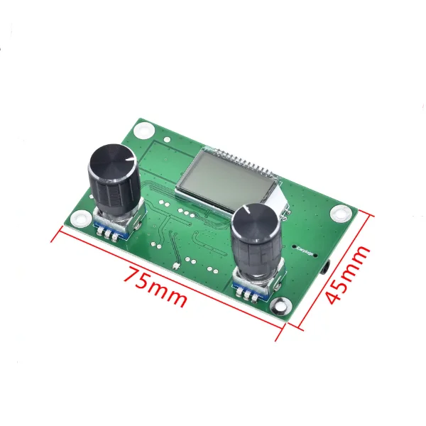 DC 3V-5V LCD display FM stereo reception digital radio circuit board module
