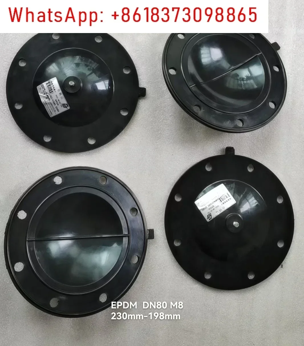 1Pcs supporting rubber lining, sanitary diaphragm valve DN65DN80DN100DN125DN150 diaphragm sheet EPDM