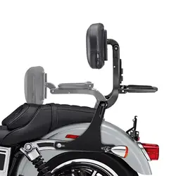 Multi Puporse Adjustable Folding Backrest Sissy Bar Fit for Dyna Street Bob Low Rider Super Glide Wide Glide FXDB FXDL 2006-2017