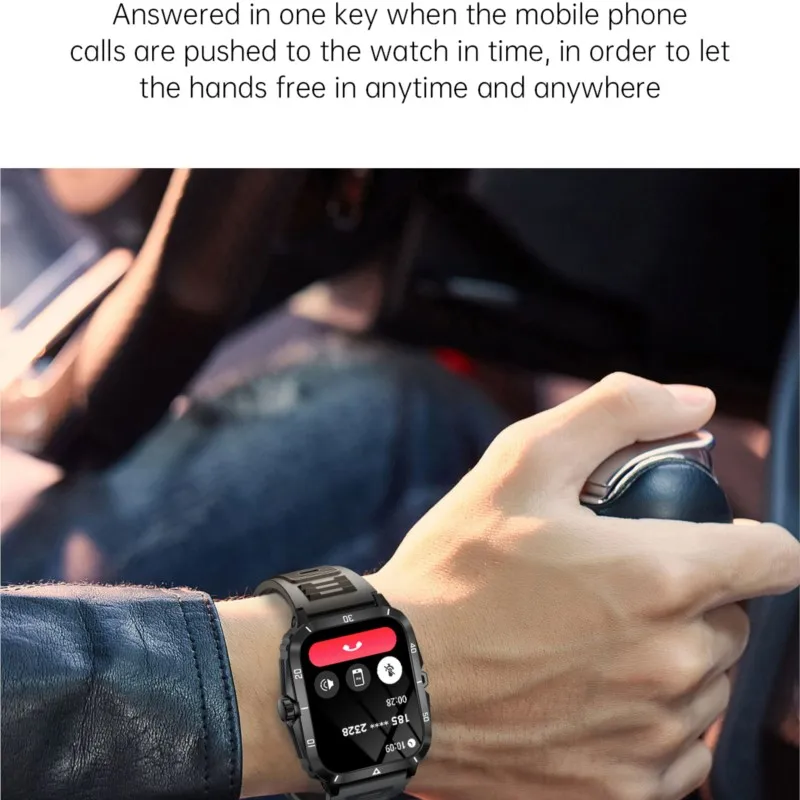 NAMOFOTO nowy wodoodporny Smartwatch 1.96 ''mężczyźni kobiety moda sport Fitness zegar na rękę BT zegarek na rękę DIY Dial inteligentne zegarki