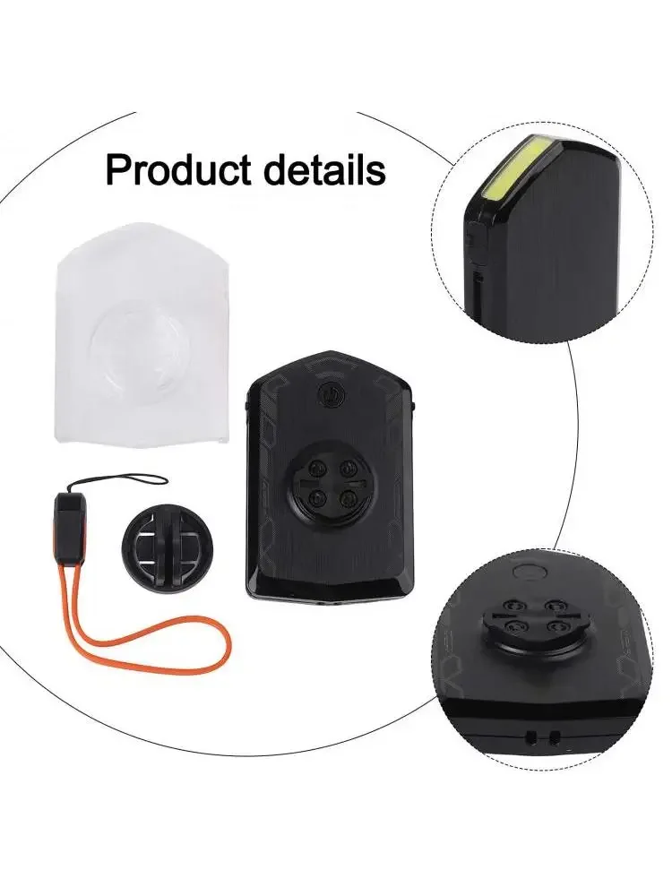 AliExpress NONE Bicycle LED Headlight With 5000mAh Battery USB Charging Support At 5V 2A And Includes Essential Mounting Components