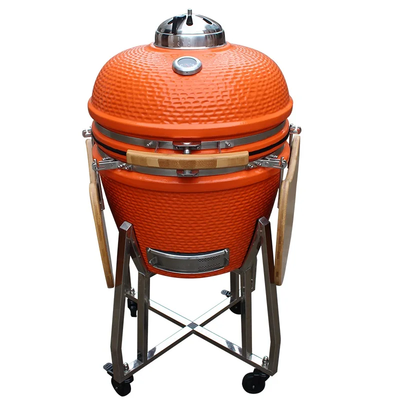 24 Inch Indoor Versatile Ceramic Kamado Barbecue Bbq Grills