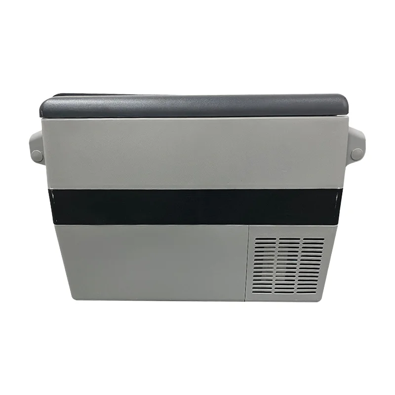 RV refrigerator 50L compressor 12V 24V dual-zone portable refrigerator, suitable for camper, caravan, RV life, outdoor camping