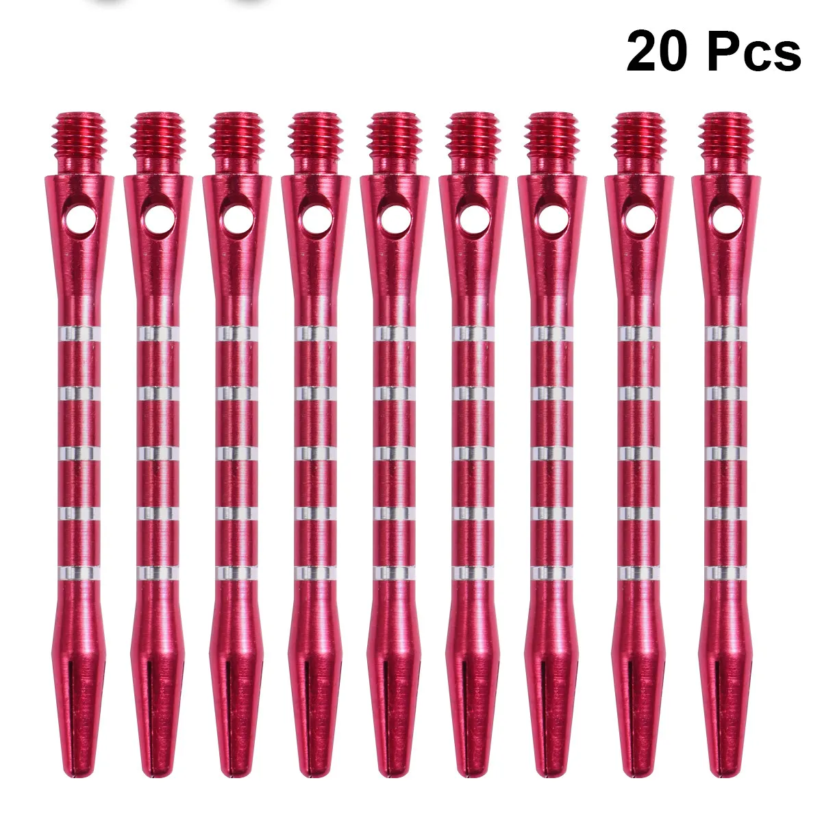 

20 шт. алюминиевых стержней для дротиков с резьбой 2BA, стандартный размер, металлические наконечники для профессиональных игроков, для точной стрельбы