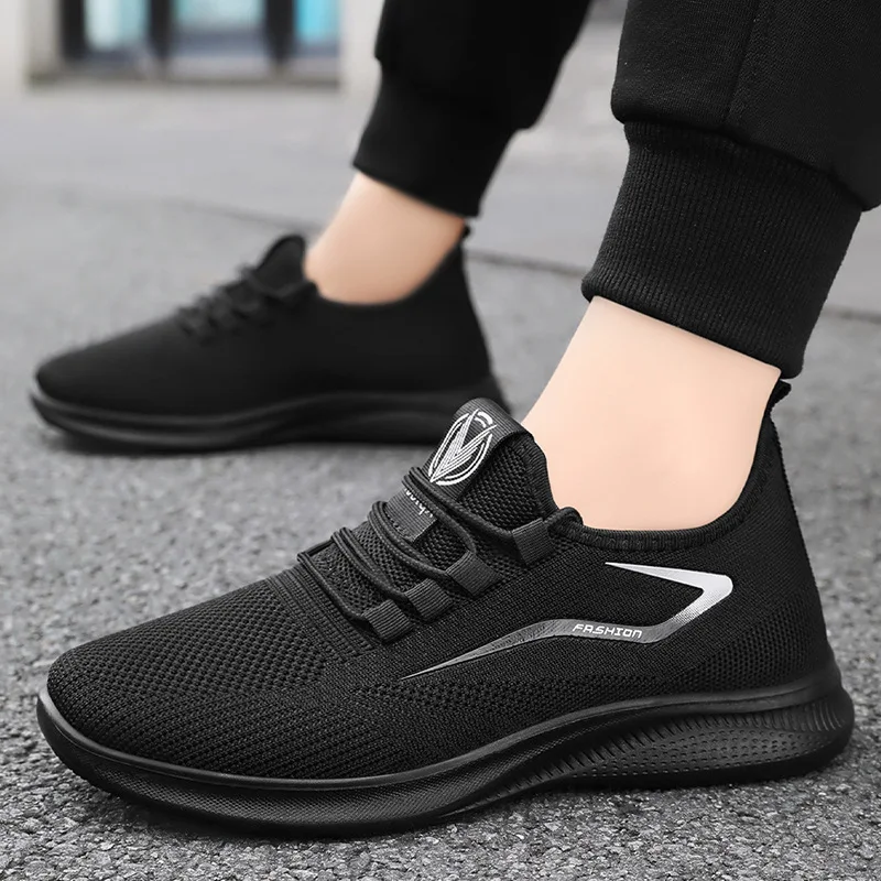 

Men's sports shoes, breathable and casual summer new fabric soft-soled shoes, comfortable running shoes
