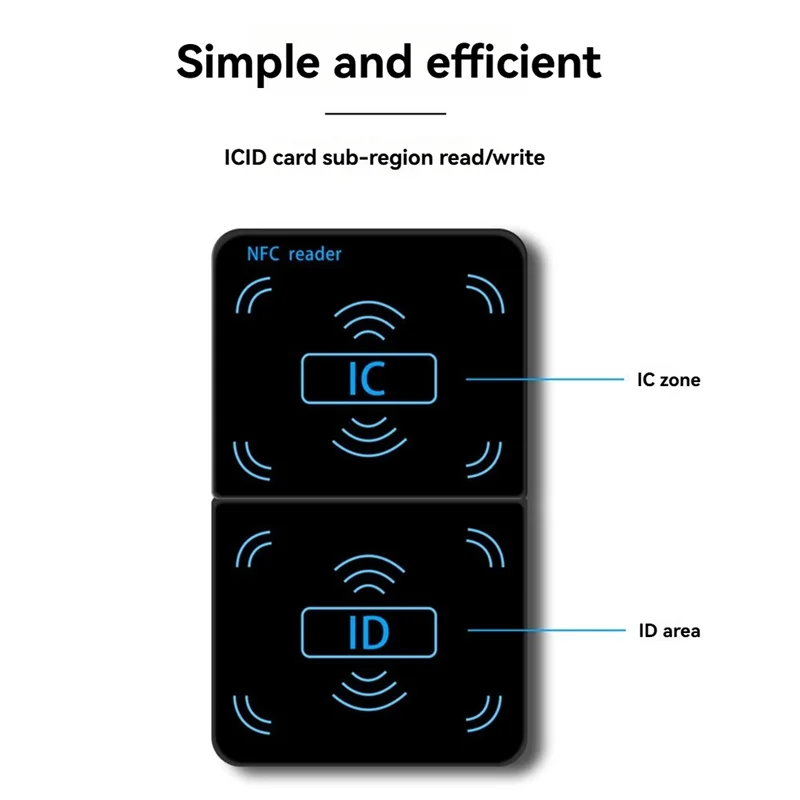 

BNVN-NFC Reader Writer Copier Duplicator 125Khz 13.56Mhz USB UID T5577 EM4305 RFID Keyfob Smart Card Tag Encrypted Programmer