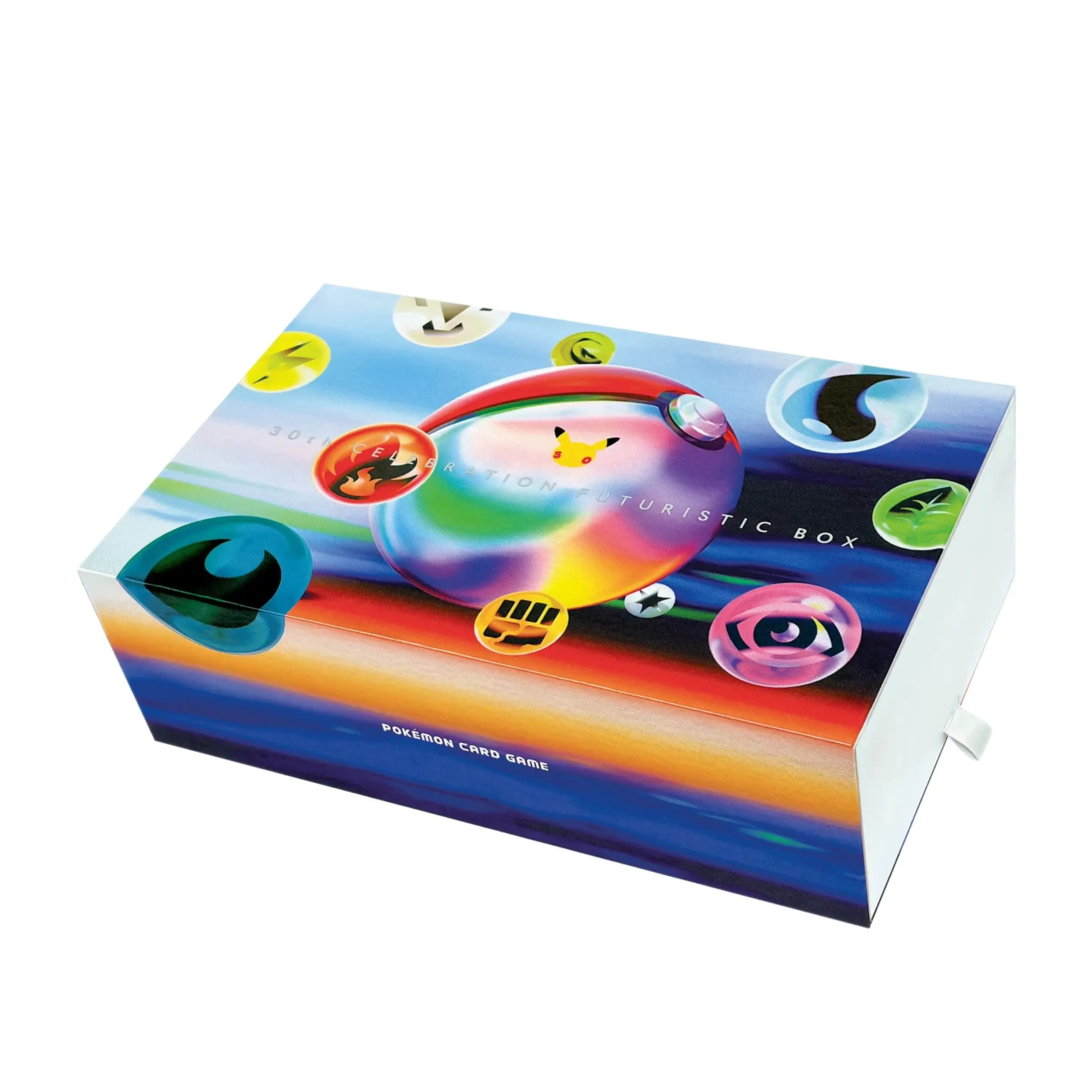 Pokémon 30. Jubiläumsfeier Bunte Zukunft Gedenkgeschenkbox Limitierte Edition Überraschungskollektion Geschenk