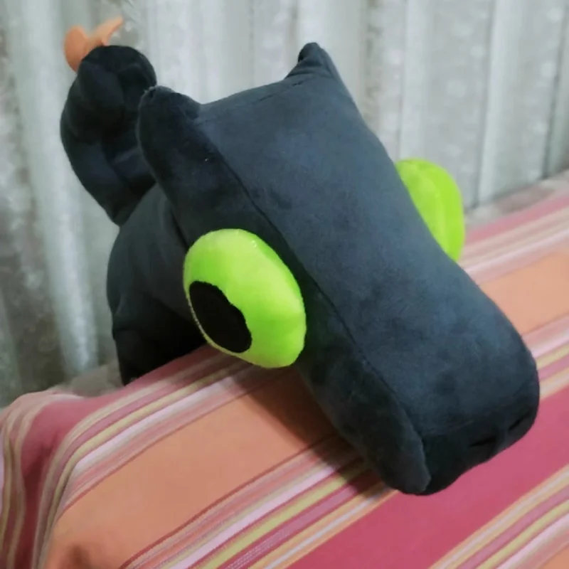 25 centimetri Nuovo Drago Danzante Nero Peluche Giocattolo Senza Denti Danza Peluche Ripiene Animali Morbidi Bambole Del Fumetto Peluche Regalo Per I Bambini