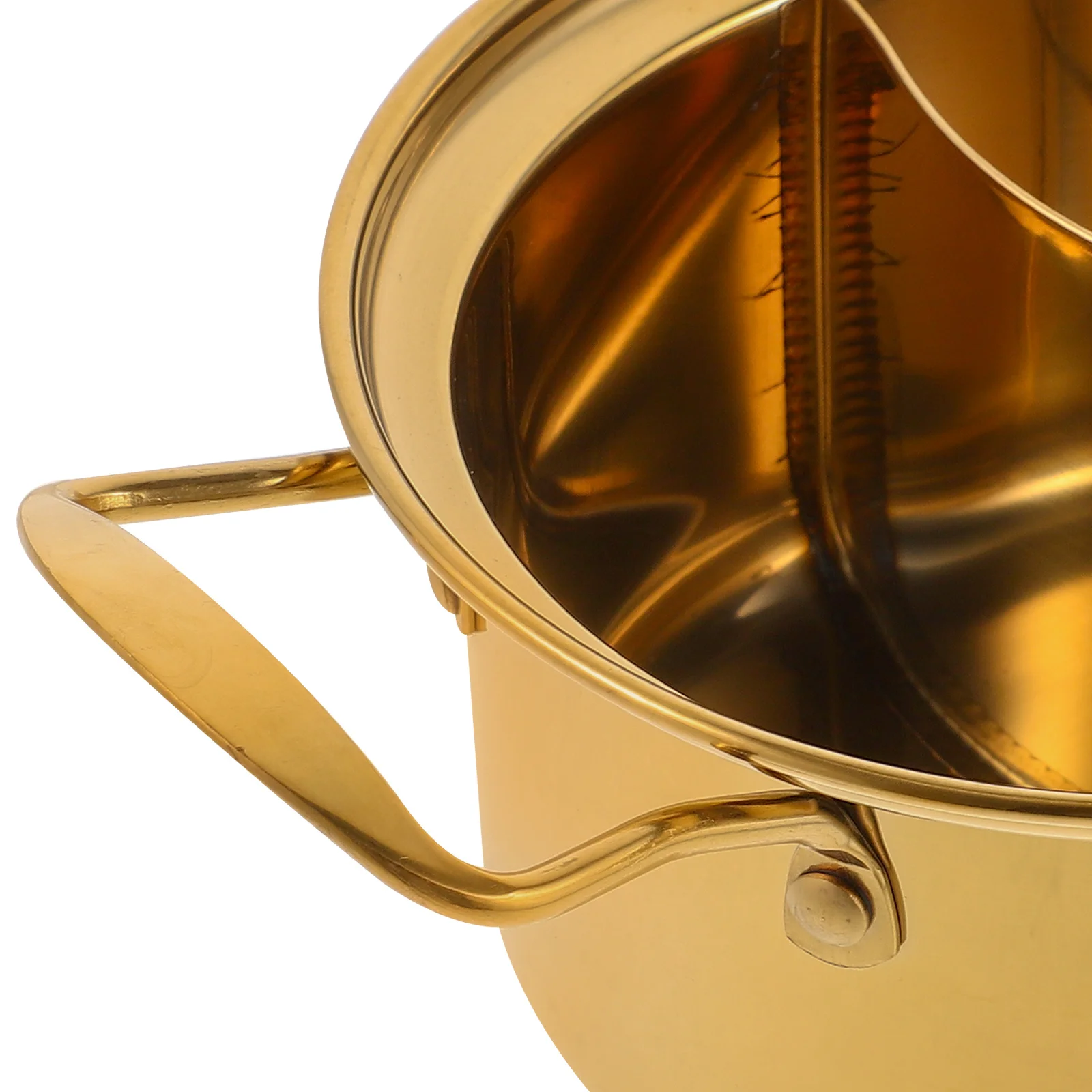 

1pc Hot Stainless Steel Soup Pot Double Handle For Kitchen Ramen Noodle Milk Cooking Reusable Stew Pot Small