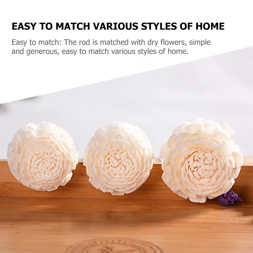 

6 Pcs Rattan Dried Flowers Incense Sticks Essential Oil Diffuser Replaceable Aroma Pole Home Decoration Wedding Display Long