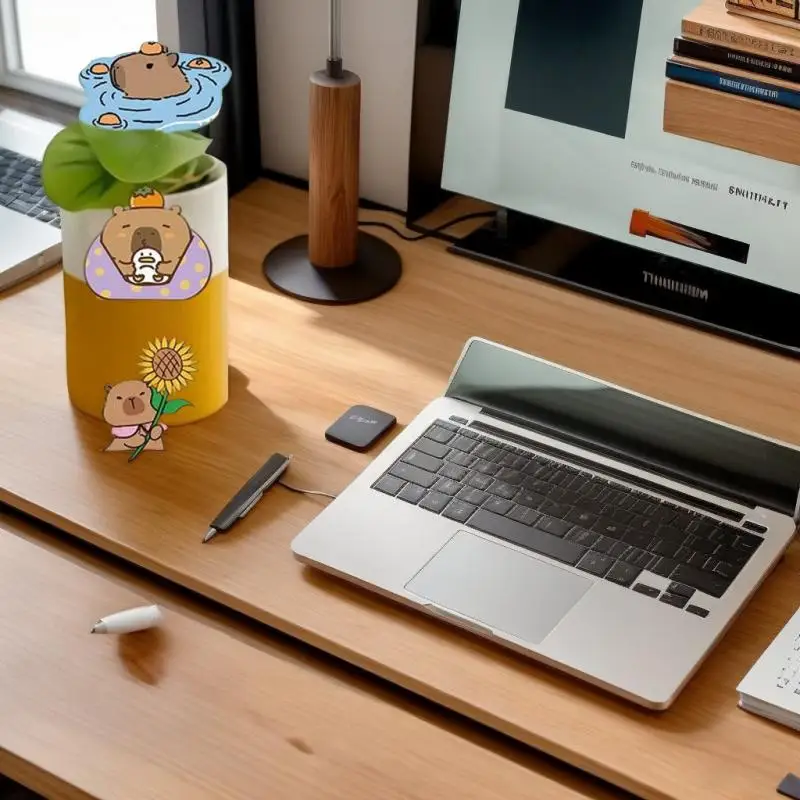 50/100pcs/set Waterproof Stickers For Journal Laptop Phone Luggage Bottle Cartoon Capybara Sticker Fun DIY Kid Toy Gift Decal