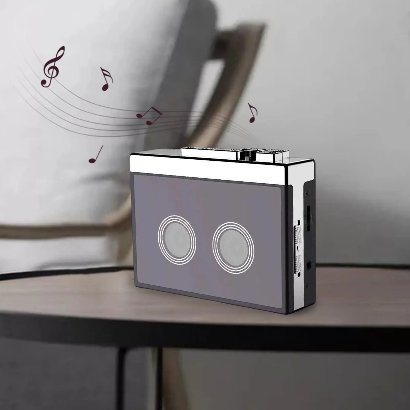 Walkman Cassette Player FM Vintage Style Portable Cassette Recorder for Radio Receiving