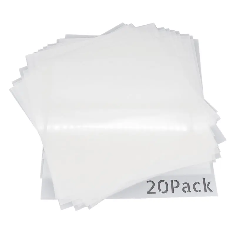 20 Pack 7.5Mil Mylar Sheets, 12 X12 Inch Stencil Paper