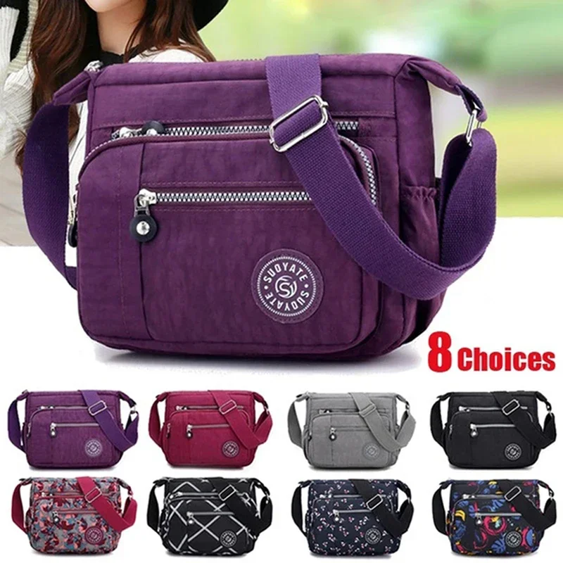 New Women Handbags Casual Crossbody Shoulder Bag Women's Nylon Waterproof Messenger Bags For Ladies Diagonal Travel Purses