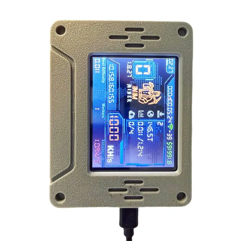 ABWZ-Upgraded Nerdminer V2 1000Kh/S Nmminer BTC Solo Miner Bitcoin Crypto Mining Device 2.8