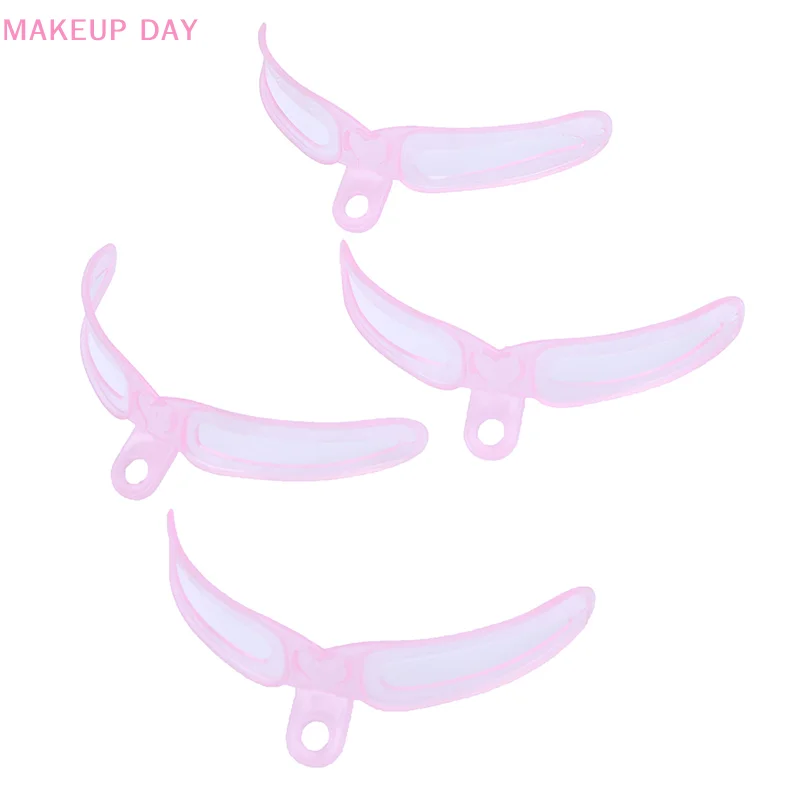 4 in1 Eyebrow Mold Eyebrow Stencils Reusable Design Eyebrow Grooming Card