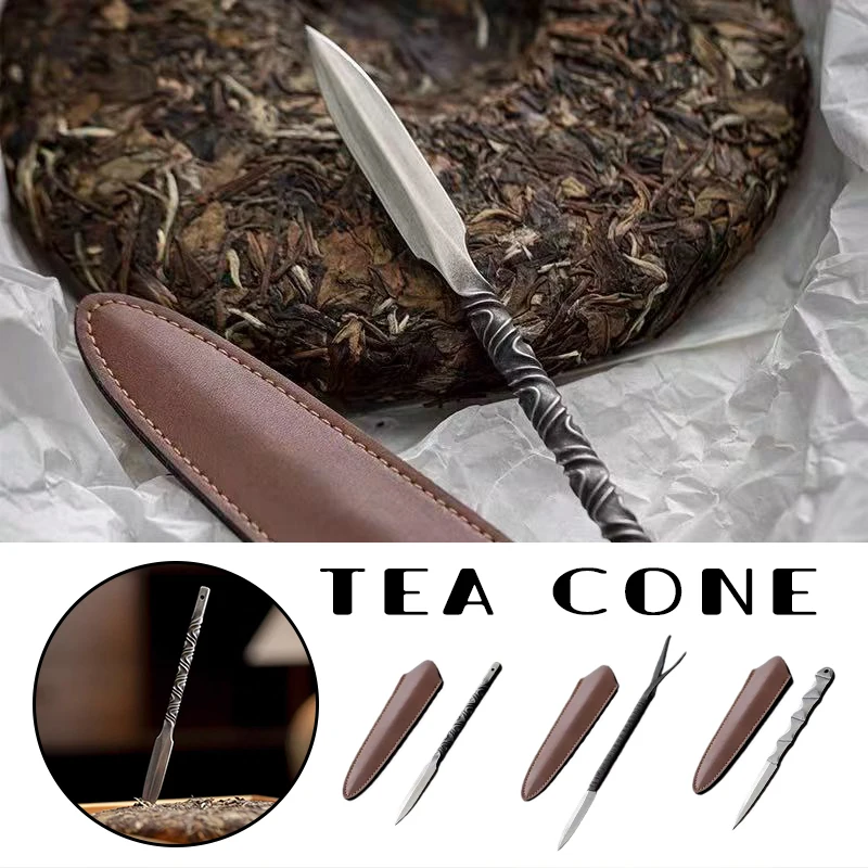 Stainless Steel Tea Knife Diamond Tea Needle Cutters Brick Tools Split Tea Brick Pry Tea Cone Tool Tea Ceremony Accessories